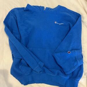 Blue champion hoodie
